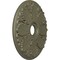 Ekena Millwork Milan Ceiling Medallion (Fits Canopies up to 4 5/8"), 24 1/2"OD x 3 1/2"ID x 1"P, Spartan Stone CM24MISSF - alternate 2